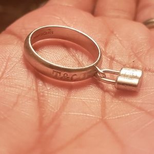 Authentic Tiffany & Co lock ring